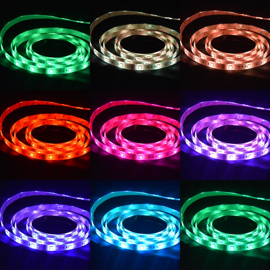 LED RGBW Koupelnový stmívatelný pásek LED/7,5W/12V IP65 3m Wi-Fi Tuya