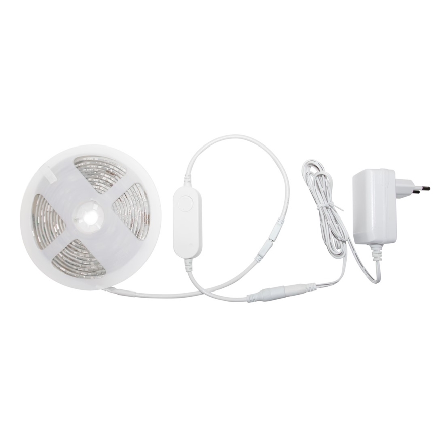 LED RGBW Koupelnový stmívatelný pásek LED/7,5W/12V IP65 3m Wi-Fi Tuya