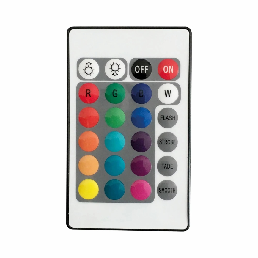 LED RGBW Solární lampa BALL LED/3,2V 500 mAh pr. 20 cm IP65 + dálkové ovládání
