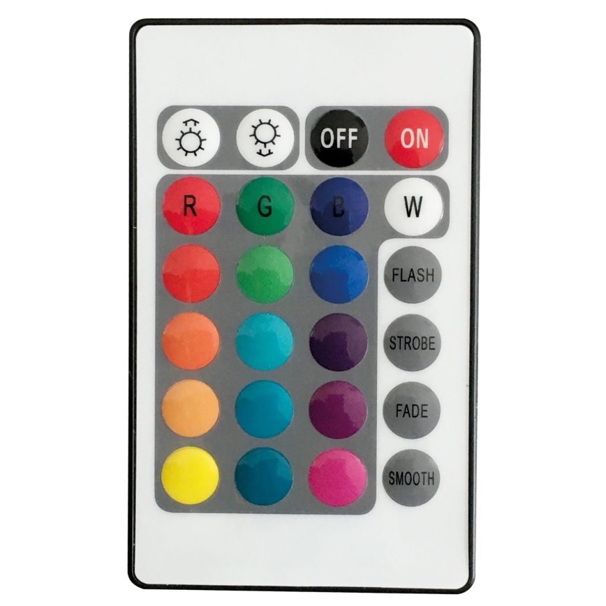 LED RGBW Solární lampa BALL LED/3,2V 500 mAh pr. 30 cm IP65 + dálkové ovládání