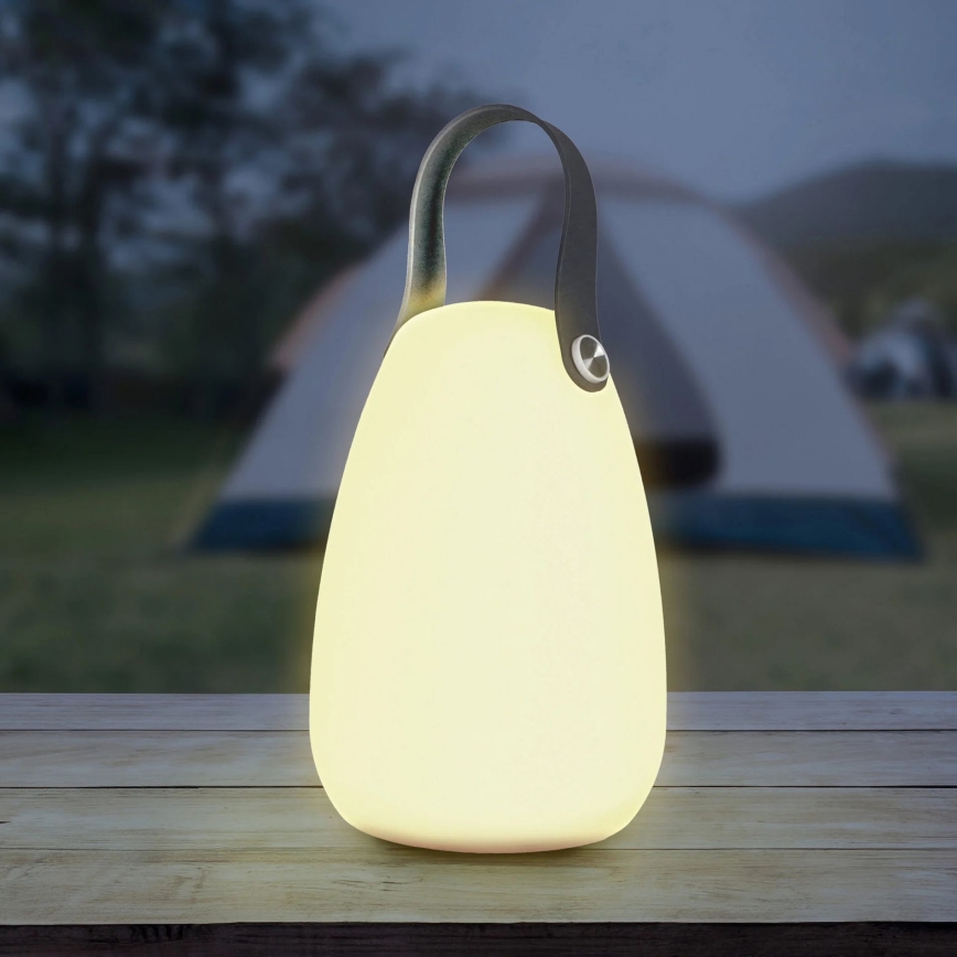 LED RGBW Solární svítidlo CANARIA LED/2W/1,2V 400 mAh IP44 bílá