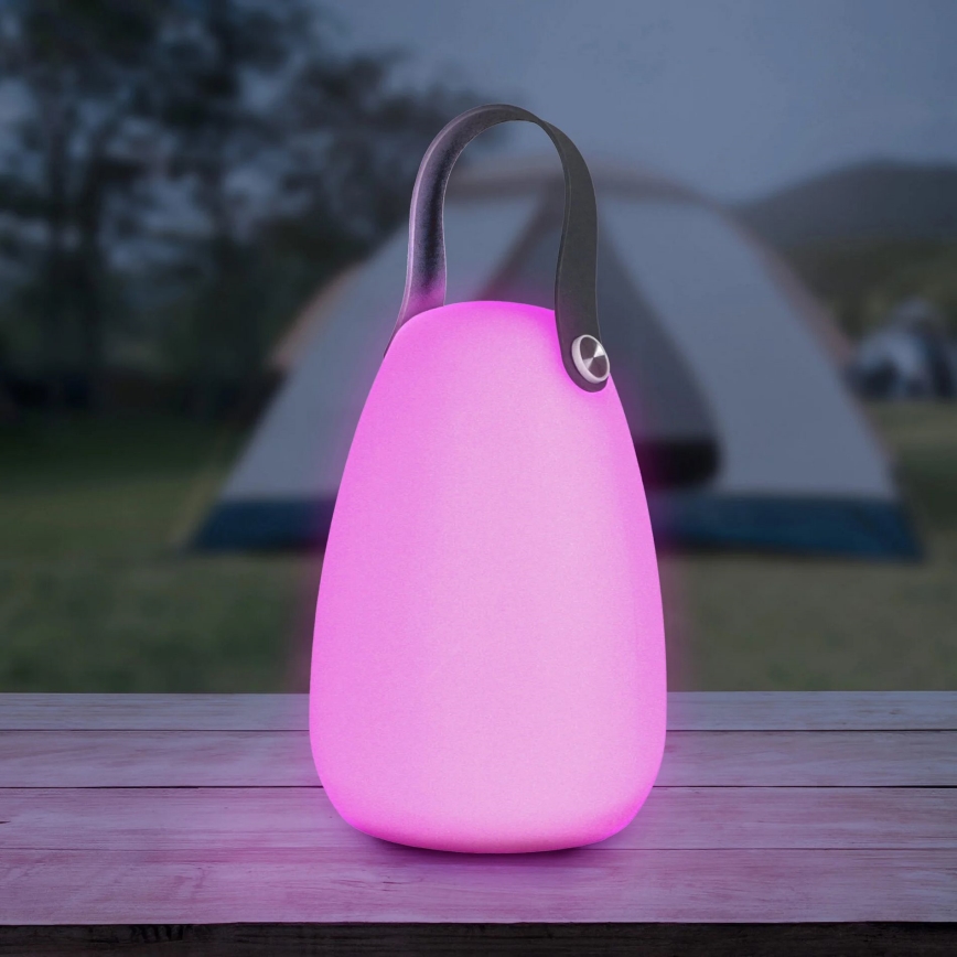 LED RGBW Solární svítidlo CANARIA LED/2W/1,2V 400 mAh IP44 bílá