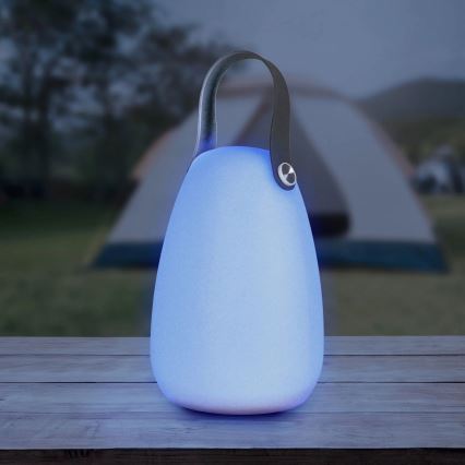 LED RGBW Solární svítidlo CANARIA LED/2W/1,2V 400 mAh IP44 bílá