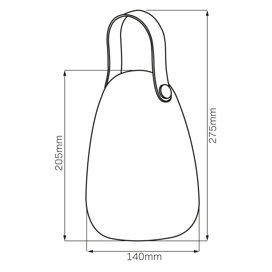 LED RGBW Solární svítidlo CANARIA LED/2W/1,2V 400 mAh IP44 bílá