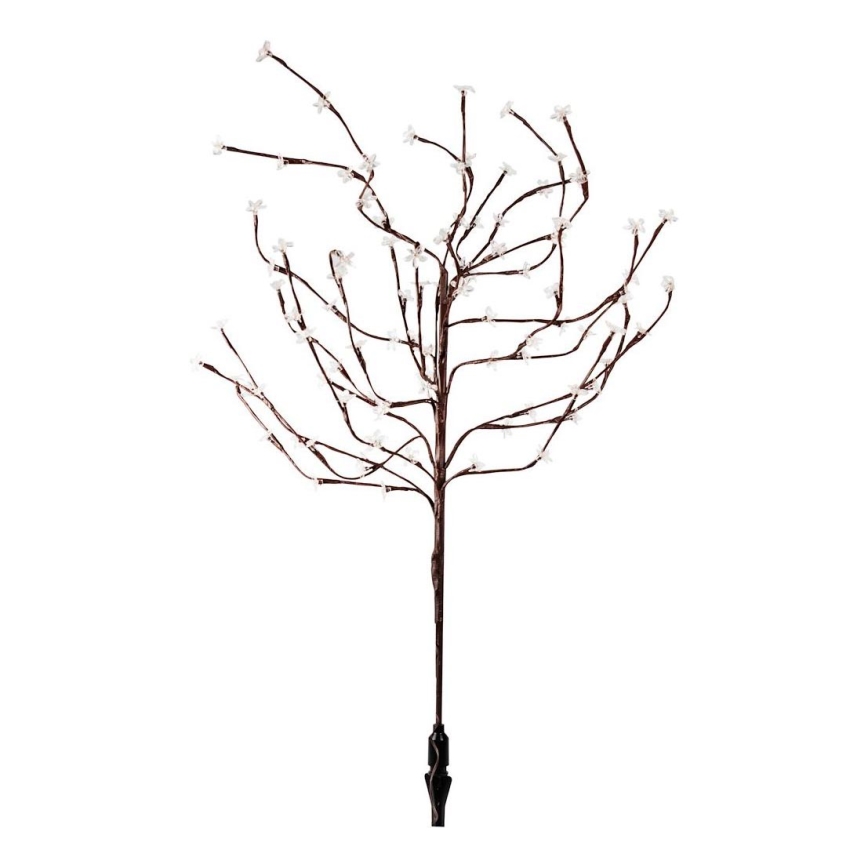 LED RGBW Solární svítidlo TREE LED/0,1W/1,2V 600 mAh IP44 hnědá
