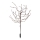 LED RGBW Solární svítidlo TREE LED/0,1W/1,2V 600 mAh IP44 hnědá