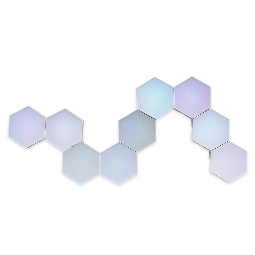 SADA 9x LED RGBW Stmívatelné nástěnné dekorační svítidlo MAYA LED/1W/230V + dálkové ovládání