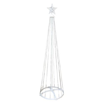 LED RGBW Stmívatelná venkovní vánoční dekorace LED/4W/230V 180 cm IP44 stromek + dálkové ovládání