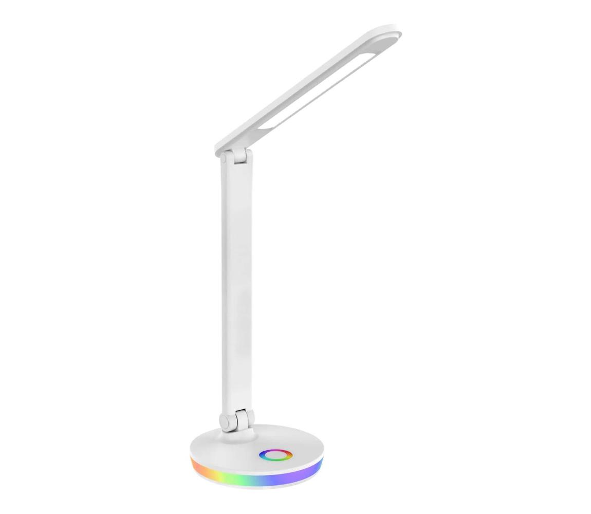 Polux LED RGBW Stmívatelná dotyková stolní lampa NEPTUN LED/7W/230V bílá SA1941