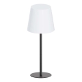 LED RGBW Stmívatelná dotyková venkovní stolní lampa LUCIA LED/2W/5V 1800/2700/6500K 3600 mAh IP44 černá