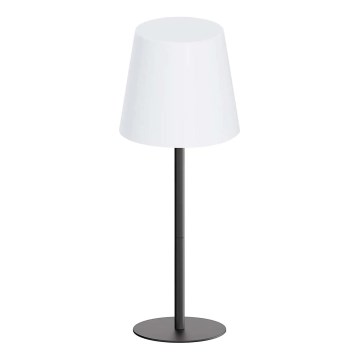 LED RGBW Stmívatelná dotyková venkovní stolní lampa LUCIA LED/2W/5V 1800/2700/6500K 3600 mAh IP44 černá