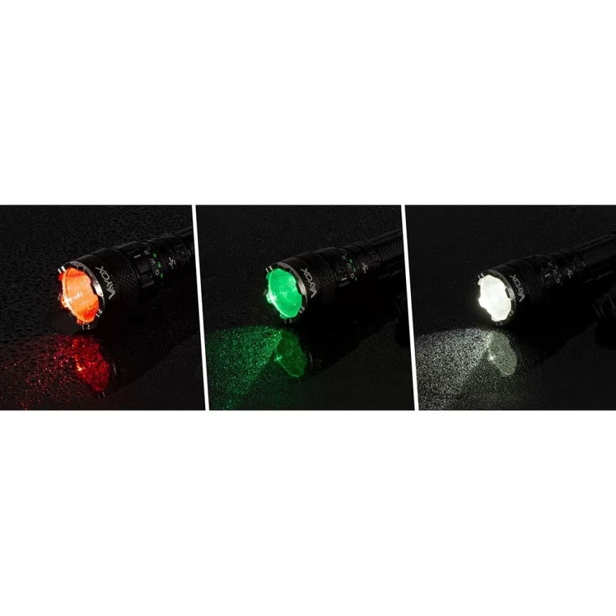 LED RGBW Stmívatelná nabíjecí svítilna LED/15W/5V IP66 1500 lm 2000 mAh