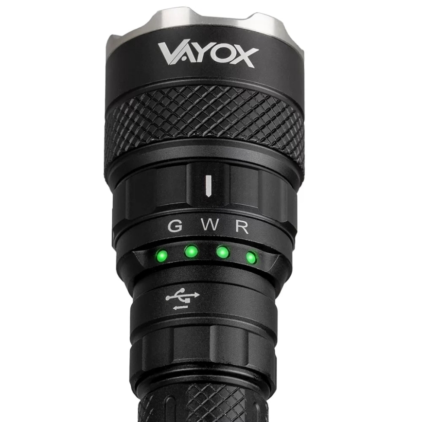 LED RGBW Stmívatelná nabíjecí svítilna LED/15W/5V IP66 1500 lm 2000 mAh
