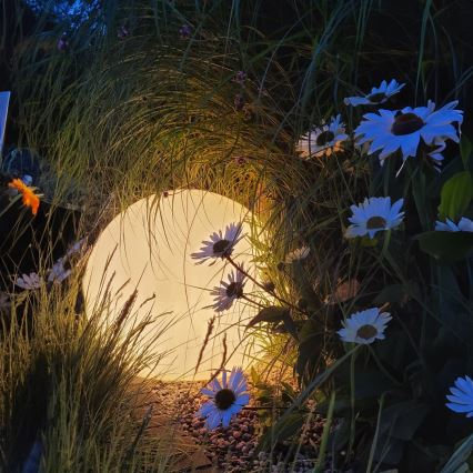 LED RGBW Stmívatelná venkovní lampa GLOBO 1xE27/9W/230V 2700-6500K pr. 40 cm IP44 Wi-Fi