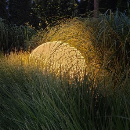 LED RGBW Stmívatelná venkovní lampa GLOBO 1xE27/9W/230V 2700-6500K pr. 40 cm IP44 Wi-Fi