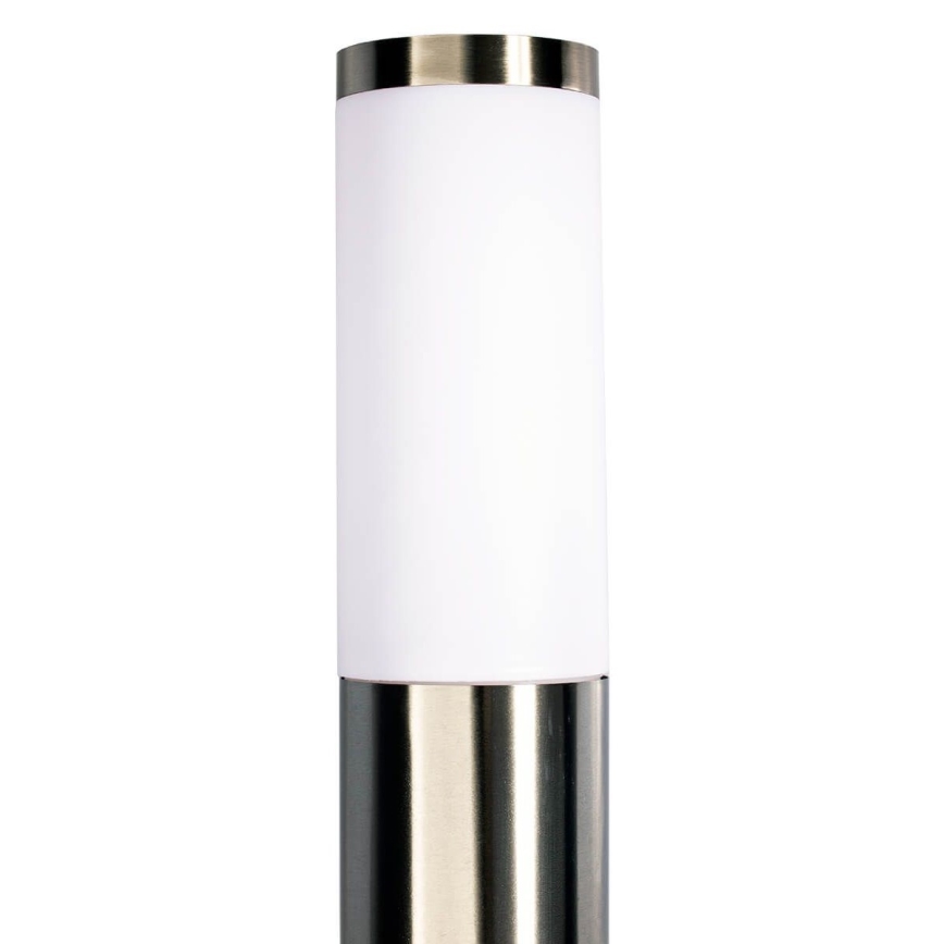 LED RGBW Stmívatelná venkovní lampa LIVIA 1xE27/6,5W/230V 2700-6500K Wi-Fi 100 cm IP44 stříbrná