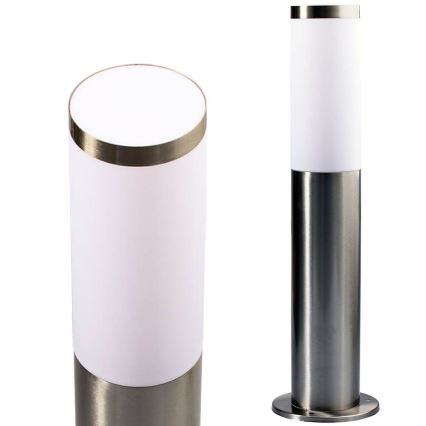 LED RGBW Stmívatelná venkovní lampa LIVIA 1xE27/6,5W/230V 2700-6500K Wi-Fi 45 cm IP44 stříbrná