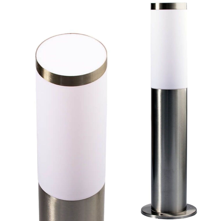LED RGBW Stmívatelná venkovní lampa LIVIA 1xE27/6,5W/230V 2700-6500K Wi-Fi 45 cm IP44 stříbrná
