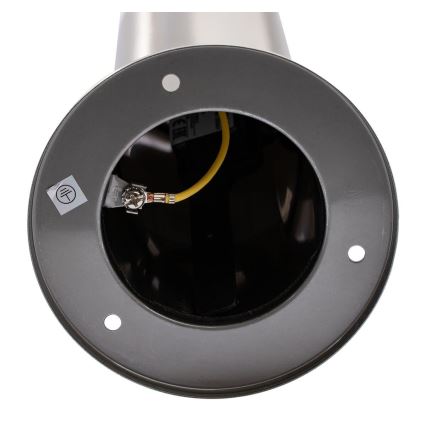 LED RGBW Stmívatelná venkovní lampa LIVIA 1xE27/6,5W/230V 2700-6500K Wi-Fi 45 cm IP44 stříbrná