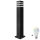 LED RGBW Stmívatelná venkovní lampa TEKSAS 1xE27/12W/230V 2700-6500K Wi-Fi 74 cm IP44 antracit