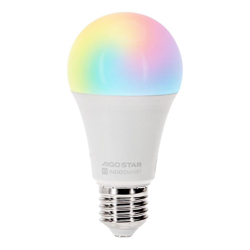 LED RGBW Stmívatelná žárovka A60 E27/12W/230V 2700-6500K Wi-Fi - Aigostar