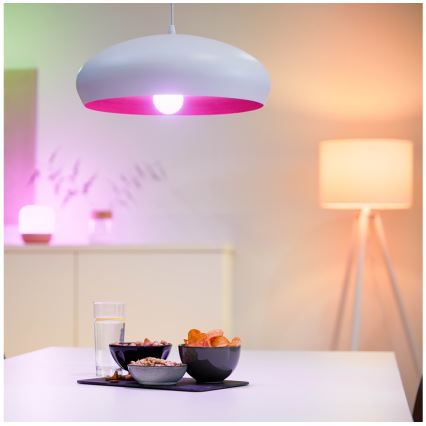 LED RGBW Stmívatelná žárovka A60 E27/8,5W/230V 2200-6500K  CRI 90 Wi-Fi + dálkové ovládání - WiZ