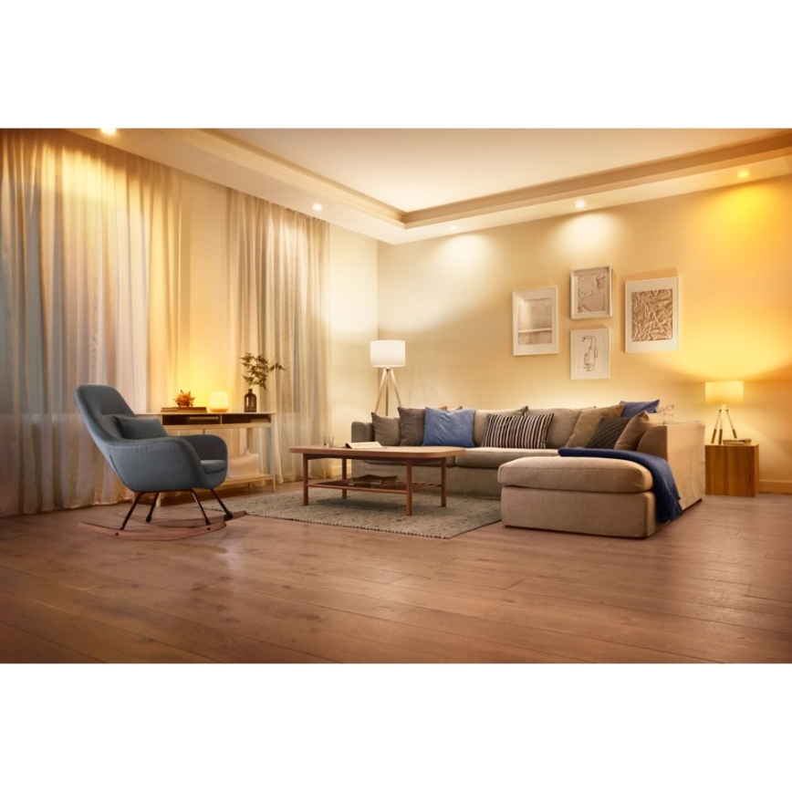 LED RGBW Stmívatelná žárovka A60 E27/8W/230V 2200-6500K CRI 90 Wi-Fi -WiZ
