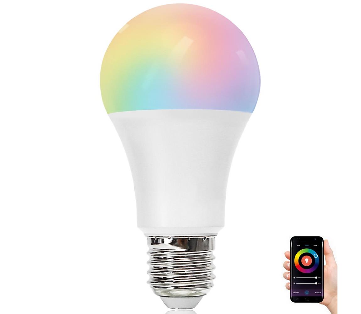  B.V. LED RGBW Stmívatelná žárovka A60 E27/9W/230V 2700-6500K Wi-Fi -  