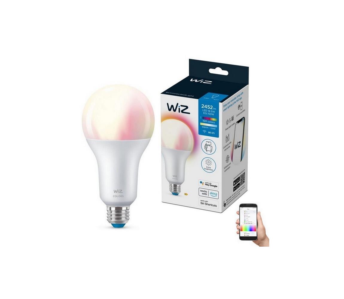 WiZ LED RGBW Stmívatelná žárovka A80 E27/18,5W/230V 2200-6500K CRI 90 Wi-Fi - WiZ WI0142