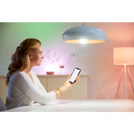 LED RGBW Stmívatelná žárovka A80 E27/18,5W/230V 2200-6500K CRI 90 Wi-Fi - WiZ