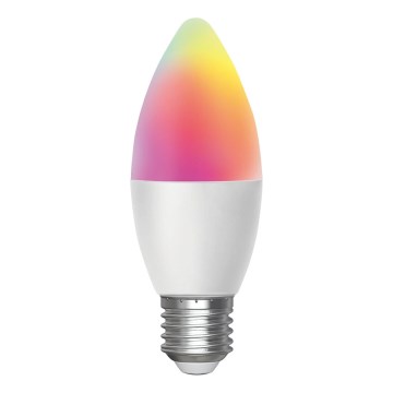 LED RGBW Stmívatelná žárovka C37 E27/6,5W/230V 2700-6500K - Aigostar
