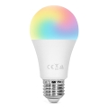 LED RGBW Stmívatelná žárovka E27/8W/230V 3000K + dálkové ovládání - Aigostar