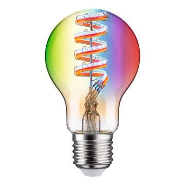LED RGBW Stmívatelná žárovka FILAMENT E27/6,3W/230V 2200-6500K - Paulmann 29156