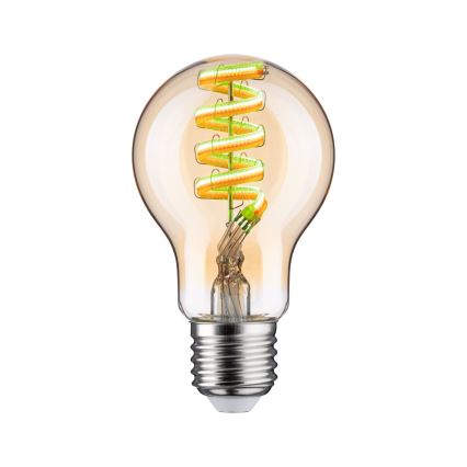 LED RGBW Stmívatelná žárovka FILAMENT E27/6,3W/230V 2200-6500K - Paulmann 29156