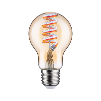 LED RGBW Stmívatelná žárovka FILAMENT E27/6,3W/230V 2200-6500K - Paulmann 29156