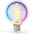 LED RGBW Stmívatelná žárovka FILAMENT MESH Smart G95 E27/4,9W/230V 2700K - Aigostar