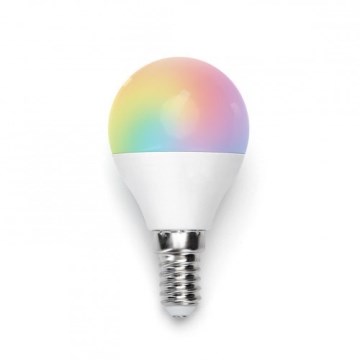 LED RGBW Stmívatelná žárovka G45 E14/4,9W/230V 2700-6500K - Aigostar
