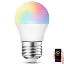 LED RGBW Stmívatelná žárovka G45 E27/4W/230V 2700-6500K Wi-Fi - Aigostar