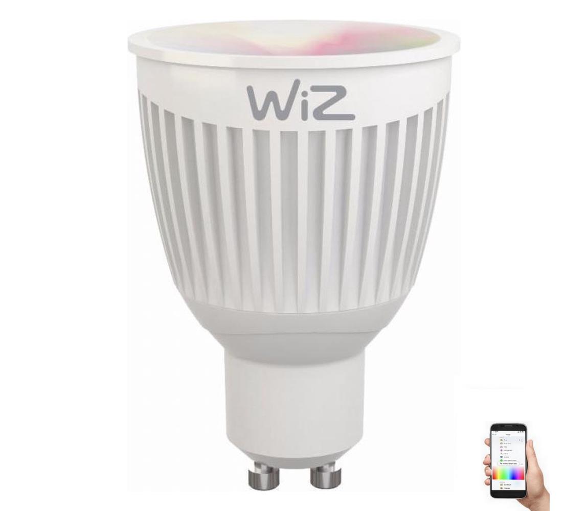 WiZ LED RGBW Stmívatelná žárovka GU10/6,5W/230V 2200-6500K Wi-Fi - WiZ WI0106