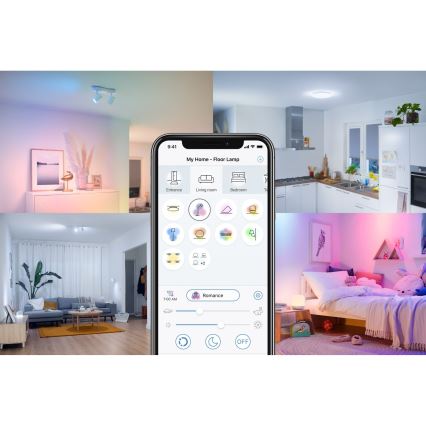 LED RGBW Stmívatelná žárovka GU10/6,5W/230V 2200-6500K Wi-Fi - WiZ
