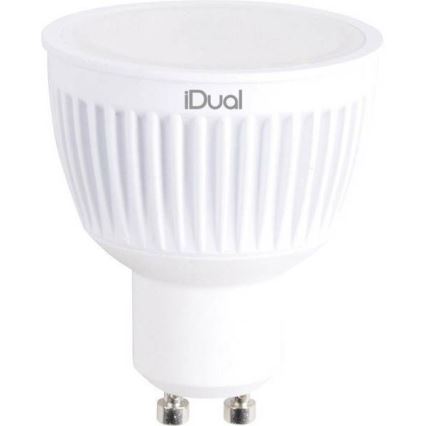 LED RGBW Stmívatelná žárovka iDual GU10/7W/230V 2200-6500K