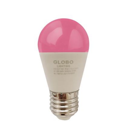 LED RGBW Stmívatelná žárovka E27/6W/230V 3000K + dálkové ovládání - Globo