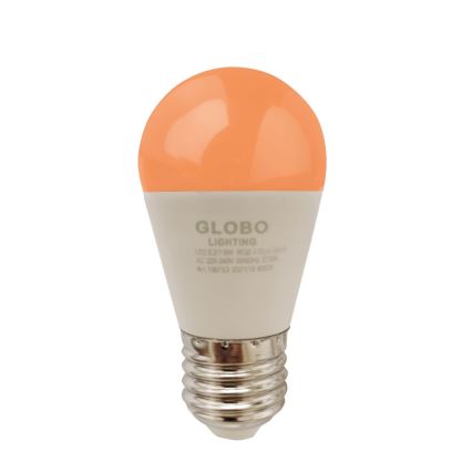 LED RGBW Stmívatelná žárovka E27/6W/230V 3000K + dálkové ovládání - Globo