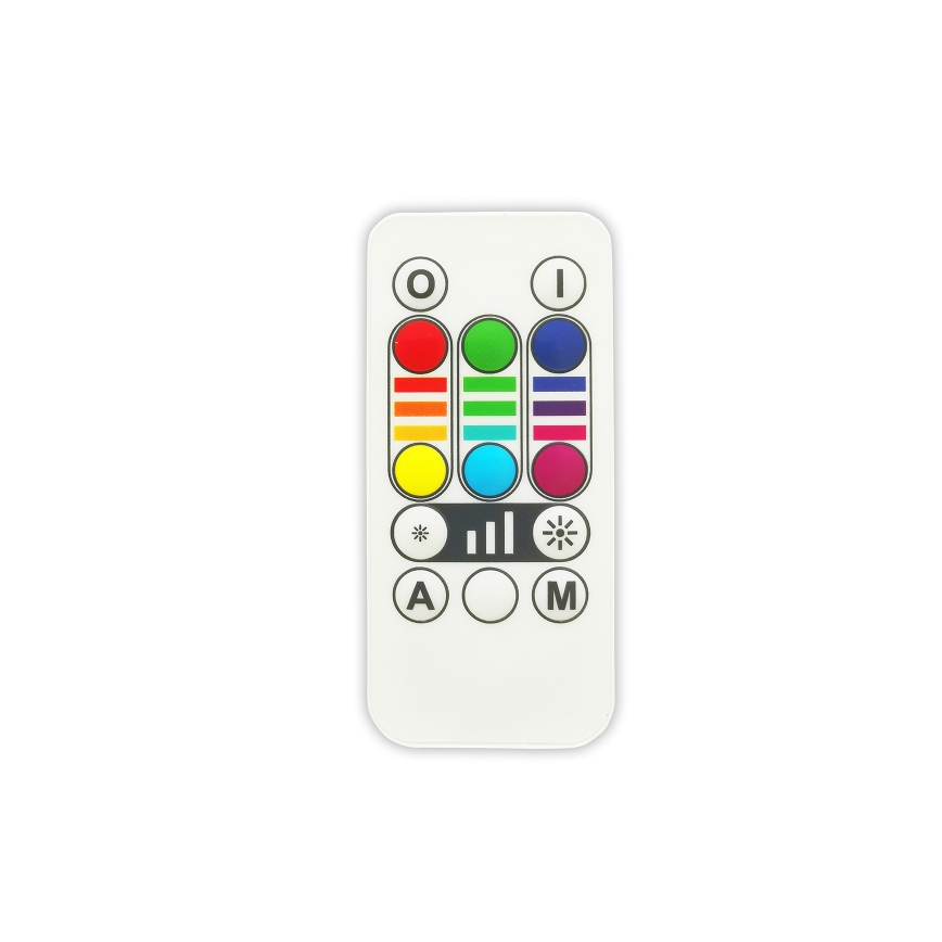 LED RGBW Stmívatelná žárovka E27/6W/230V 3000K + dálkové ovládání - Globo