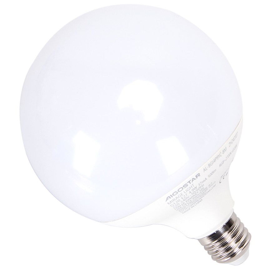 LED RGBW Stmívatelná žárovka MESH G120 E27/4,9W/230V 2700-6500K + dálkové ovládání - Aigostar