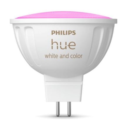 LED RGBW Stmívatelná žárovka Philips Hue White And Color Ambiance GU5,3/MR16/6,3W/12V 2000-6500K