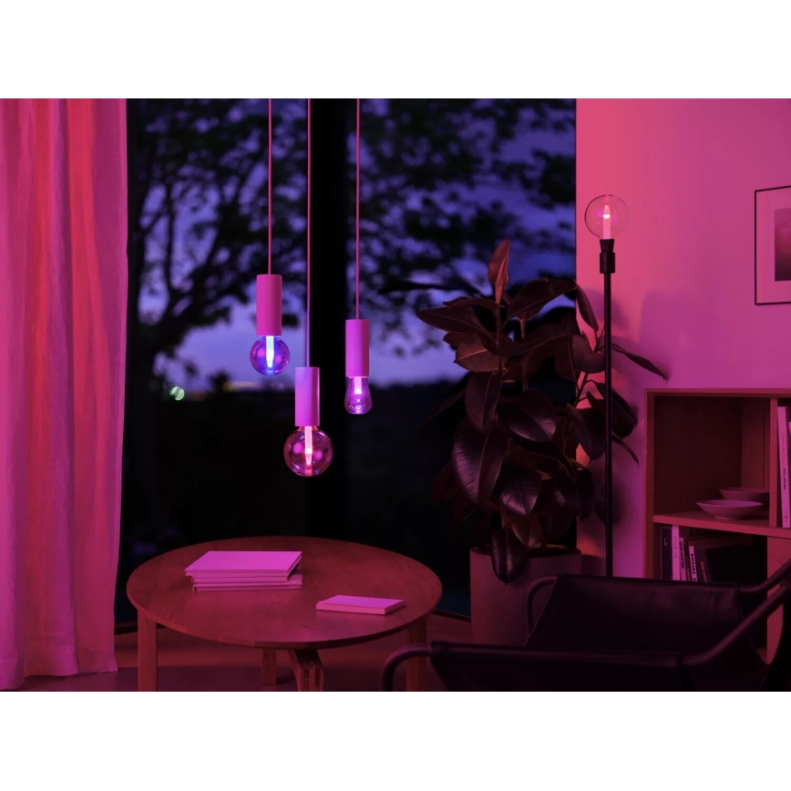 LED RGBW Stmívatelná žárovka Philips Hue White And Color Ambiance E27/6,8W/230V 2000-6500K