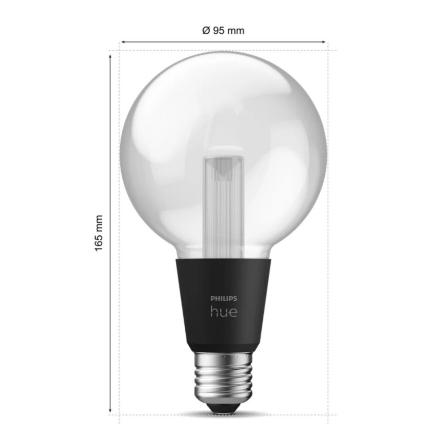 LED RGBW Stmívatelná žárovka Philips Hue White And Color Ambiance E27/6,8W/230V 2000-6500K