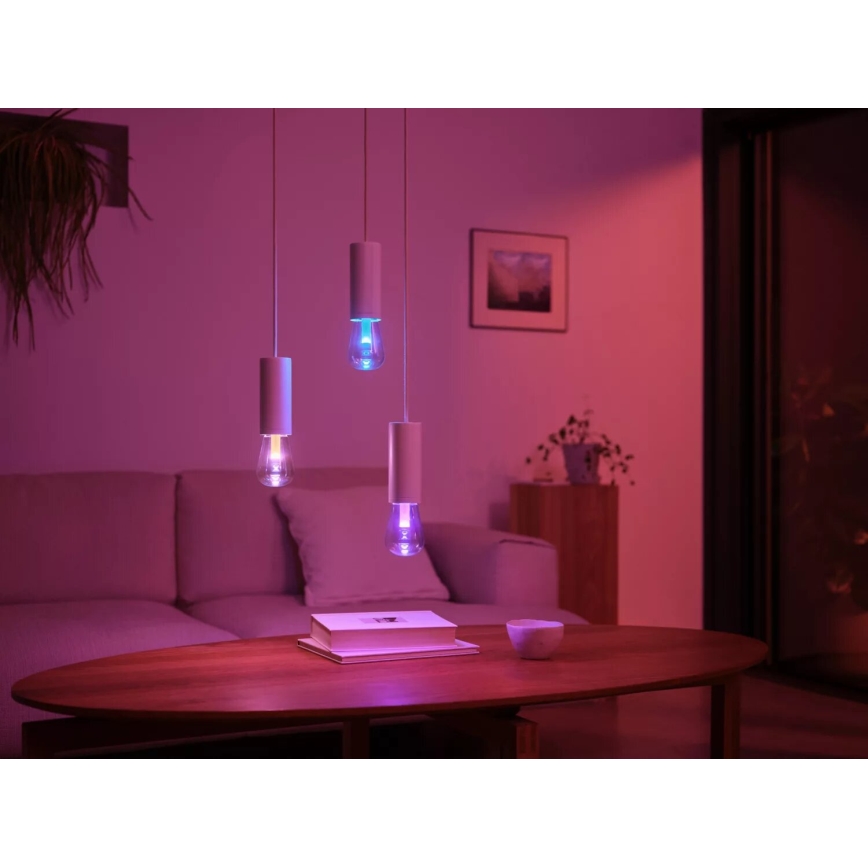LED RGBW Stmívatelná žárovka Philips Hue White And Color Ambiance E27/6,8W/230V 2000-6500K