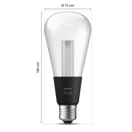 LED RGBW Stmívatelná žárovka Philips Hue White And Color Ambiance E27/6,8W/230V 2000-6500K
